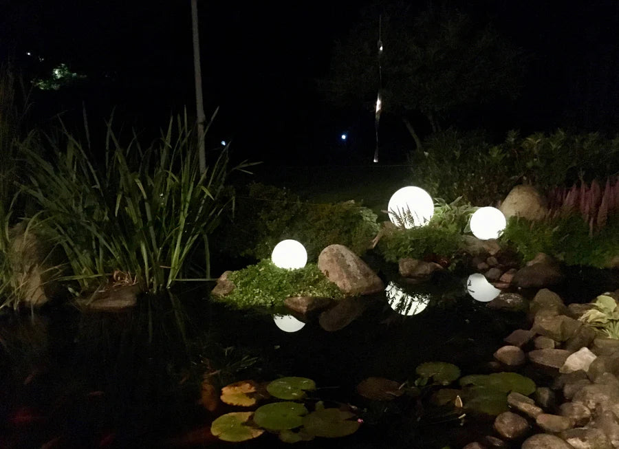 Solcellelamper i haven