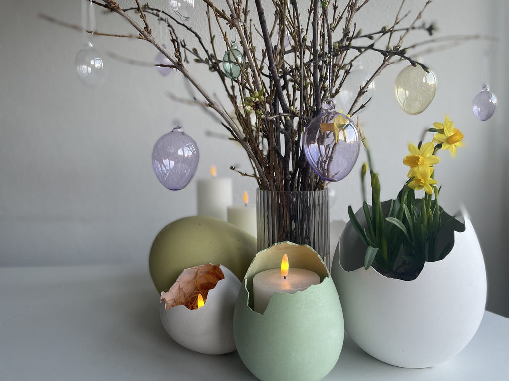 ✨ Skab den perfekte påskestemning med DIY gipsæg 🐣
