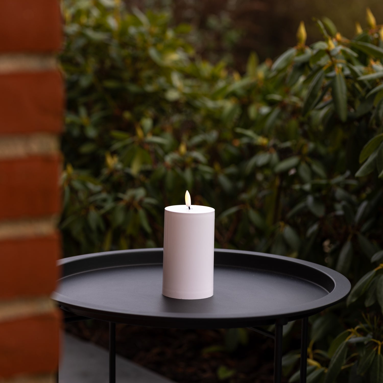 Sia LED udendørs bloklys genopladelig ø 7.5 x 12.5 cm