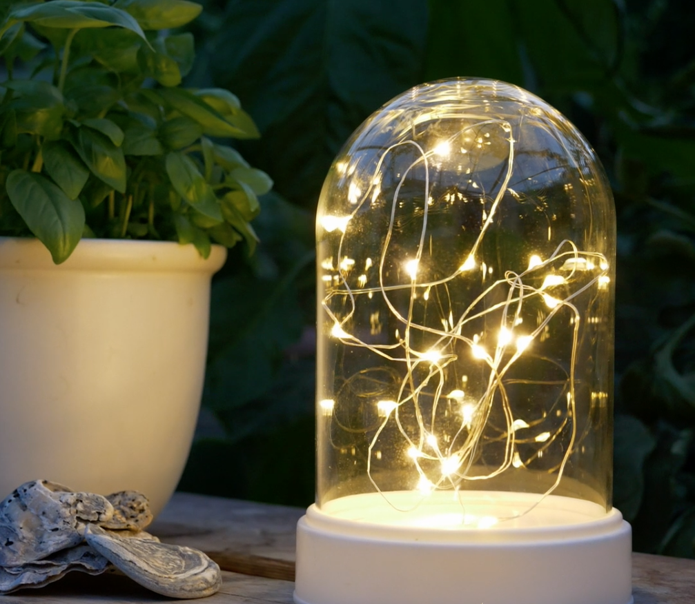 Ella LED lysklokke 17 cm