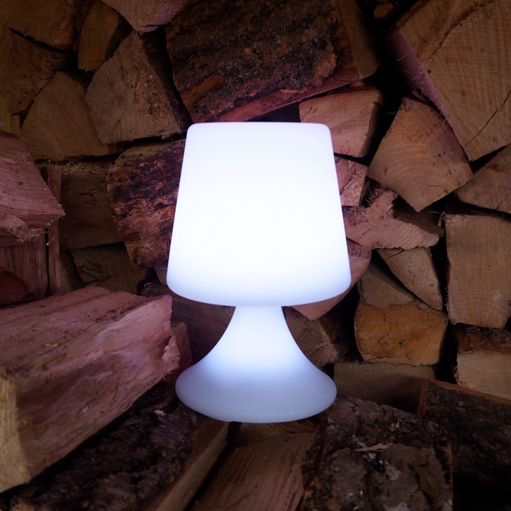 Maria LED lampe 26cm hvid